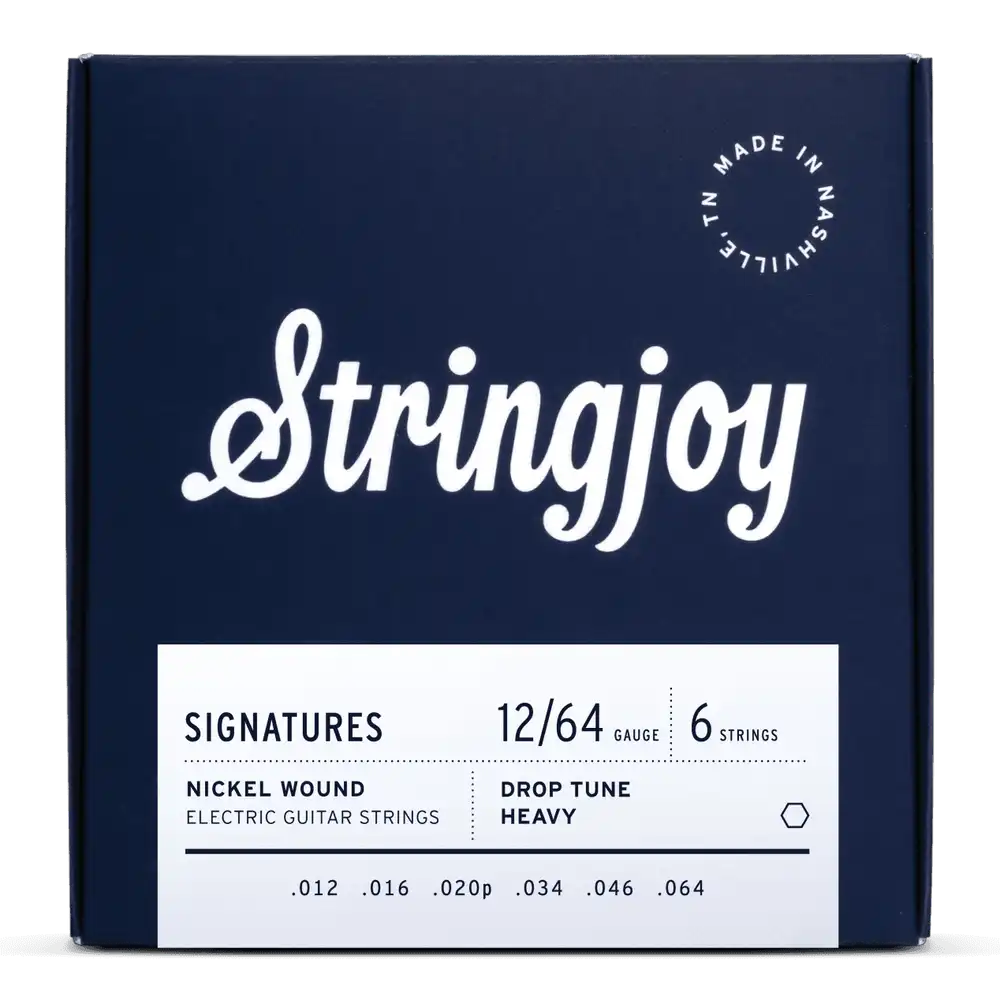 Stringjoy Signatures | Drop Tune Heavy Gauge (12-54) Drop B/A Nickel Wound Electric Guitar Strings Stringjoy Signatures | Drop Tune Heavy Gauge (12-54) Drop B/A Nickel Wound Electric Guitar Strings